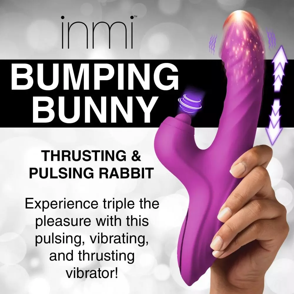 Inmi Bumping Bunny Thrusting & Pulsing Rabbit Style Vibrator